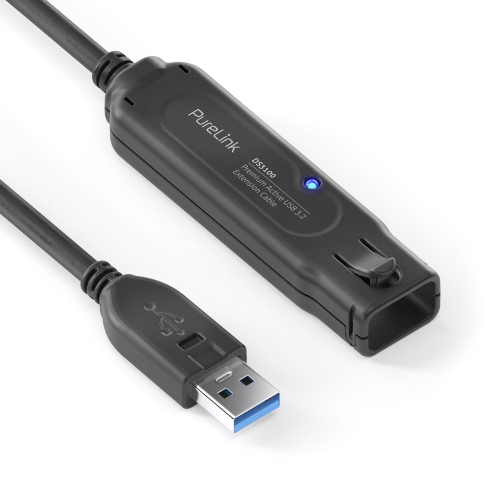 Удлинитель активный PureLink DS3100-050, USB3.1 A-A, 5м