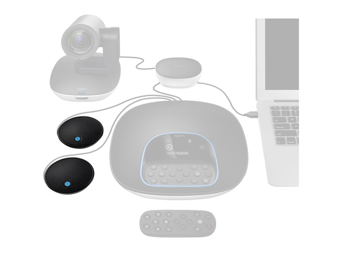 Logitech 989-000171 Expansion Microphone (выносные микрофоны для GROUP, пара)