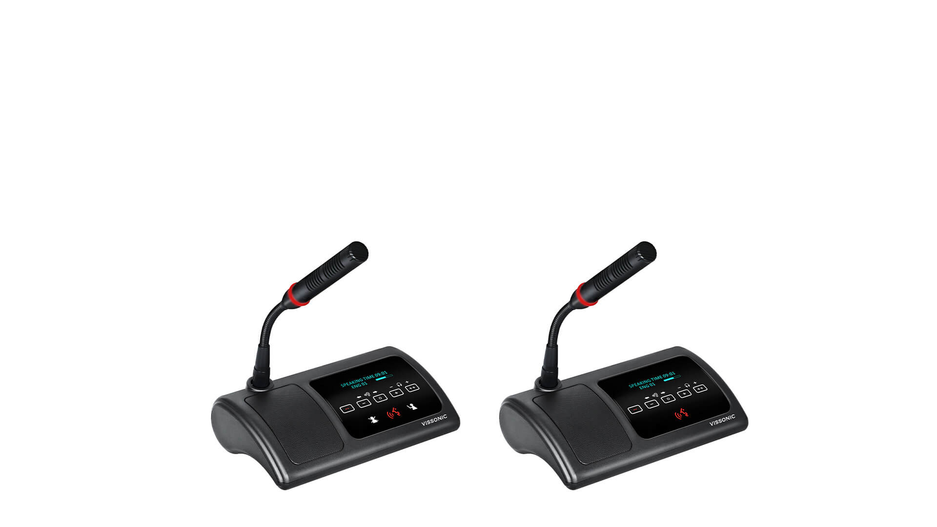 Пульт делегата с голосованием и селектором каналов Vissonic VIS-DVD-T