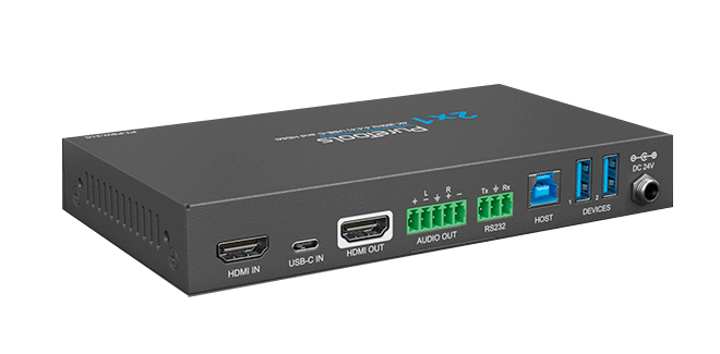 Purelink PT-PSW-21C 2x1 4K 18Gbps Мультиформатный коммутатор для переговорных