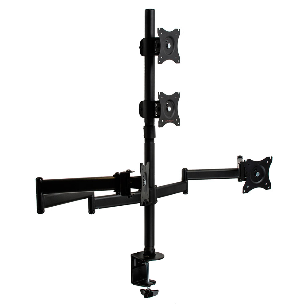 Кронштейн для 4-x мониторов Arm media LCD-T16 black