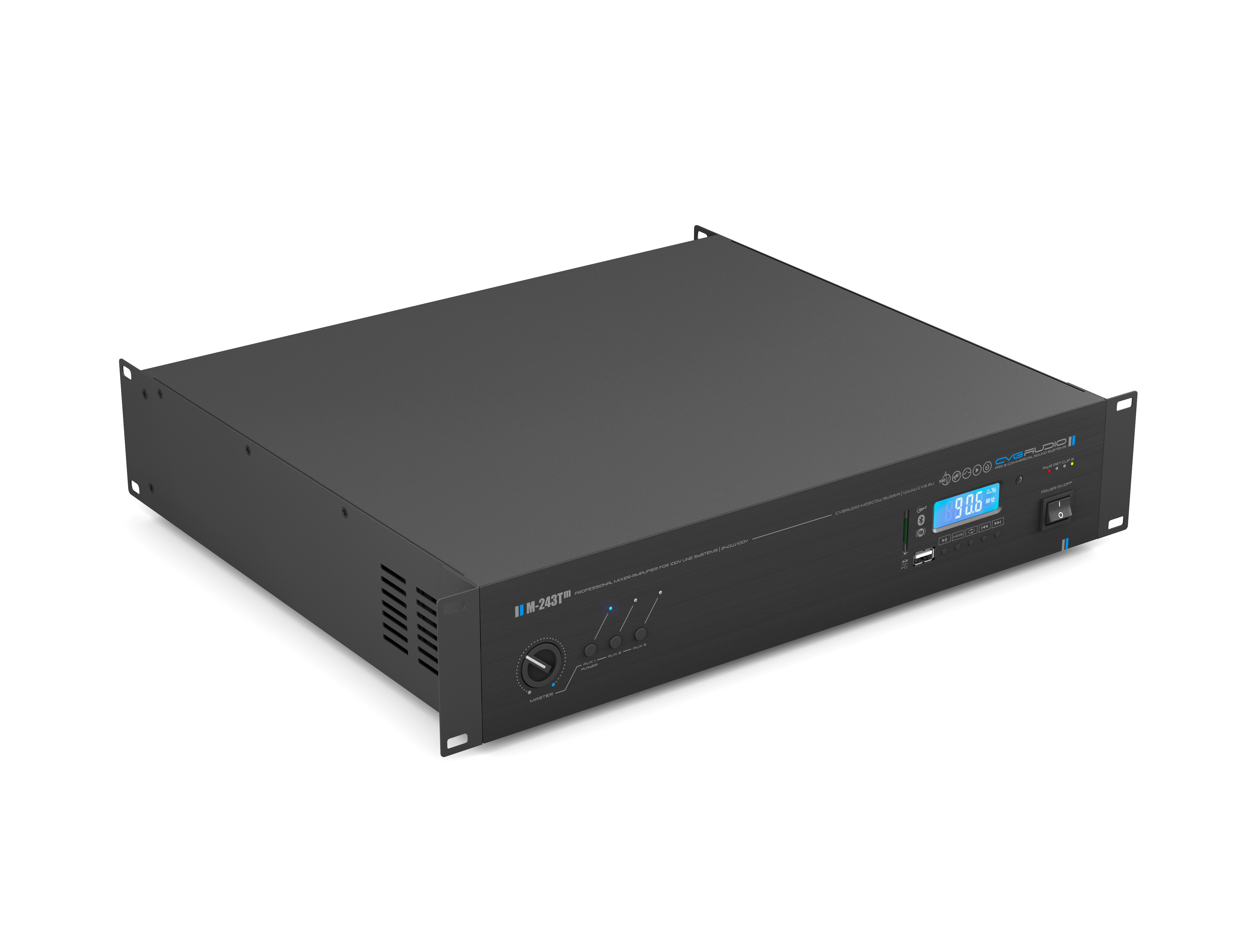 Трансляционный микшер-усилитель CVGaudio M-243Tm для систем Public Address