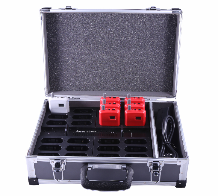 Кейс с зарядным устройством для 24 приемников  R-300 Reinvox C-324