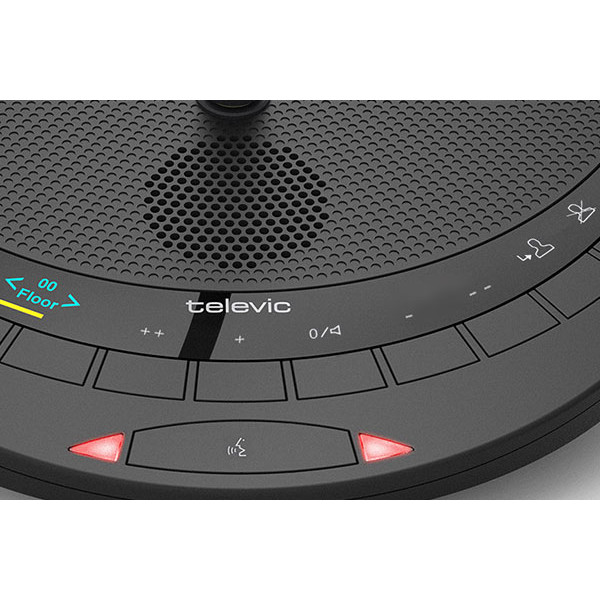 Пульт председателя беспроводной с голосованием и селектором каналов Televic Confidea CIV G3