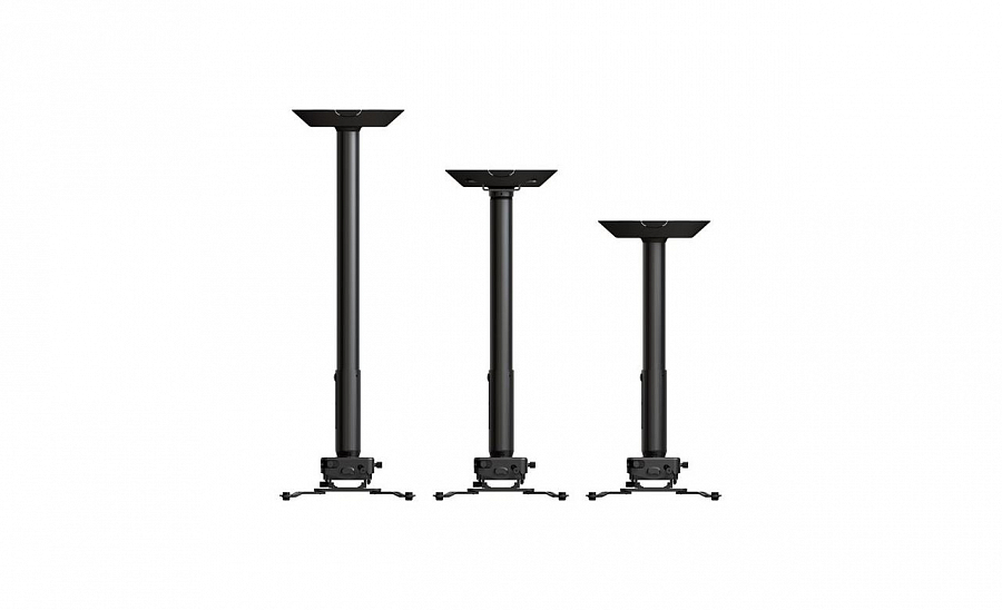 Кронштейн потолочный Wize PRG18A, до 32кг, 30-46см