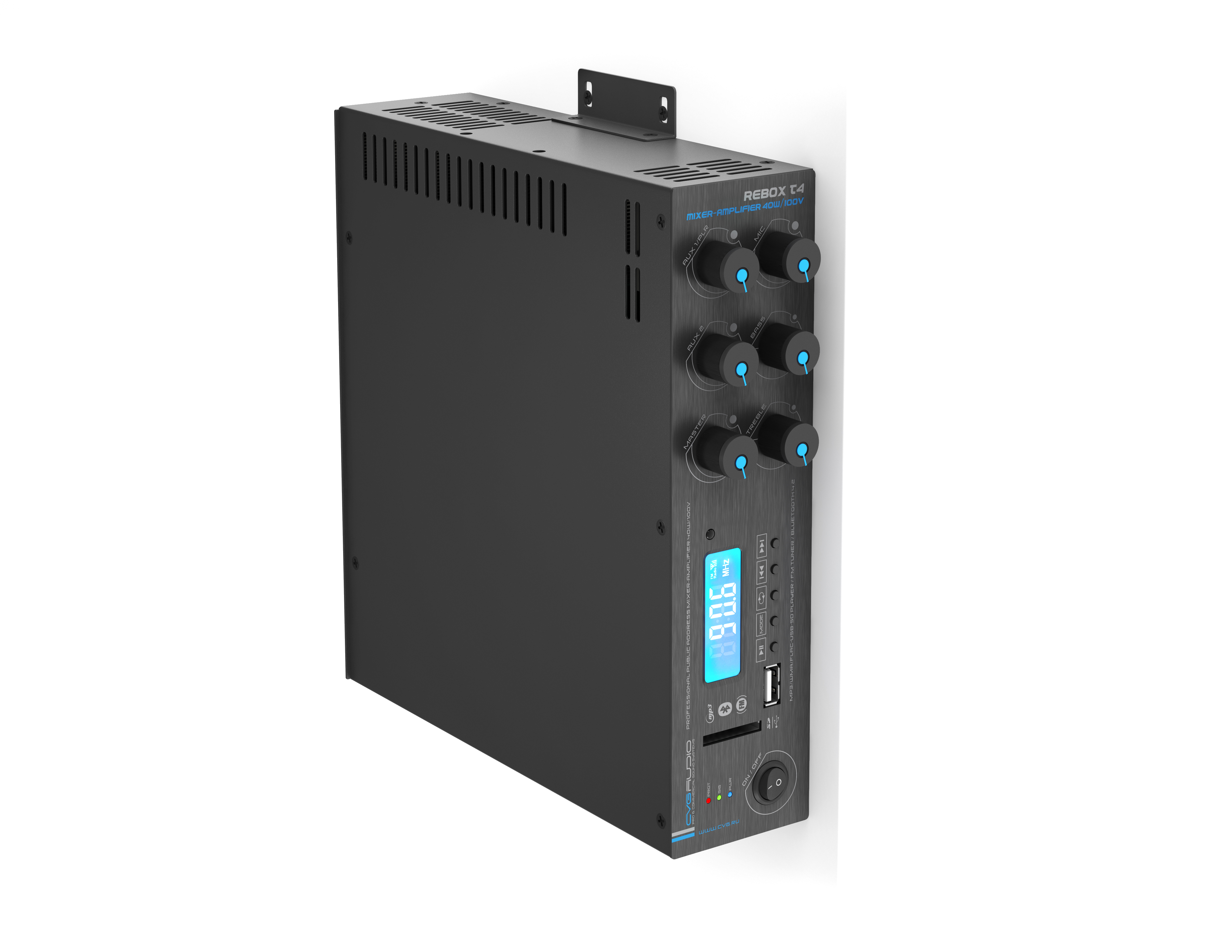 Трансляционный микшер-усилитель CVGaudio ReBox T4 для систем Public Address, 40W(100V)