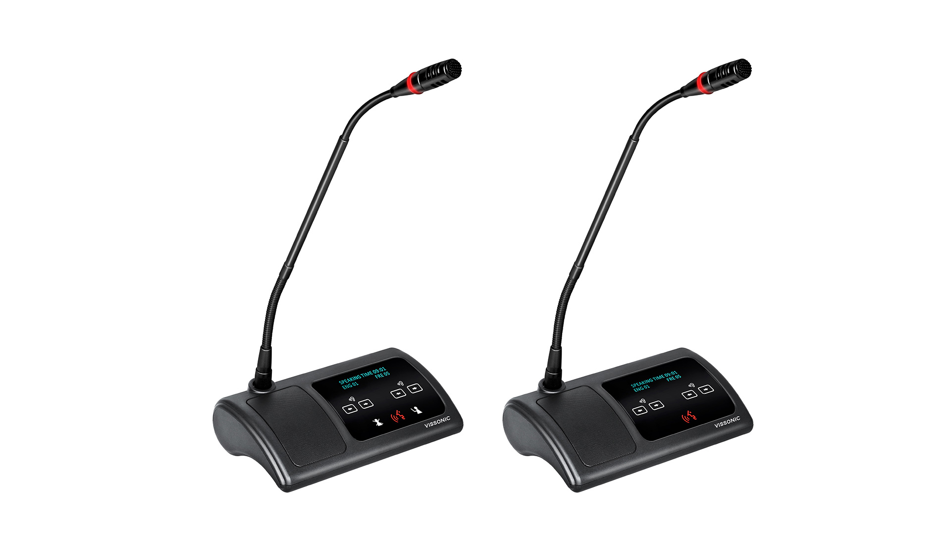 Пульт делегата двойной Vissonic VIS-DSD-T