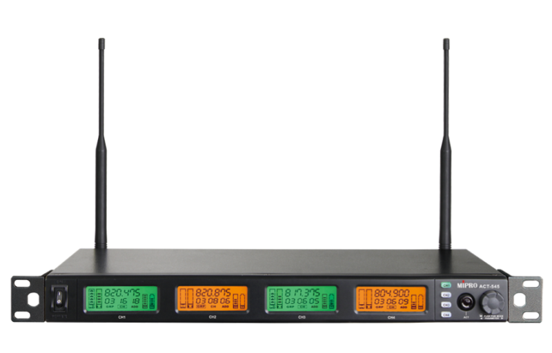 Четырехканальный UHF приёмник Mipro ACT-545 (Dante)