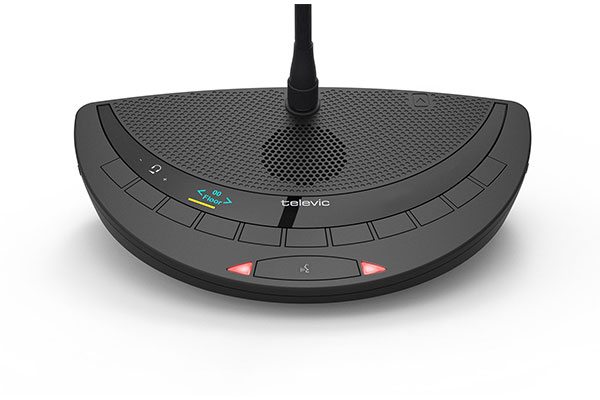 Пульт делегата беспроводной с селектором каналов Televic Confidea DI G3