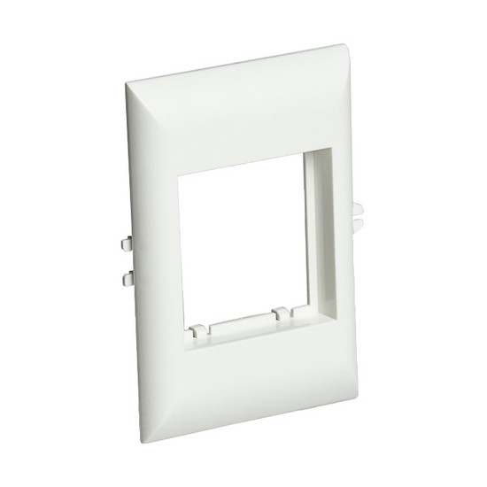 Рамка для встраиваемого оборудования, РУВИНИЛ, СПР-2-М, 45х45х9мм, для РКК-100х60 и 100х40, Белый, (