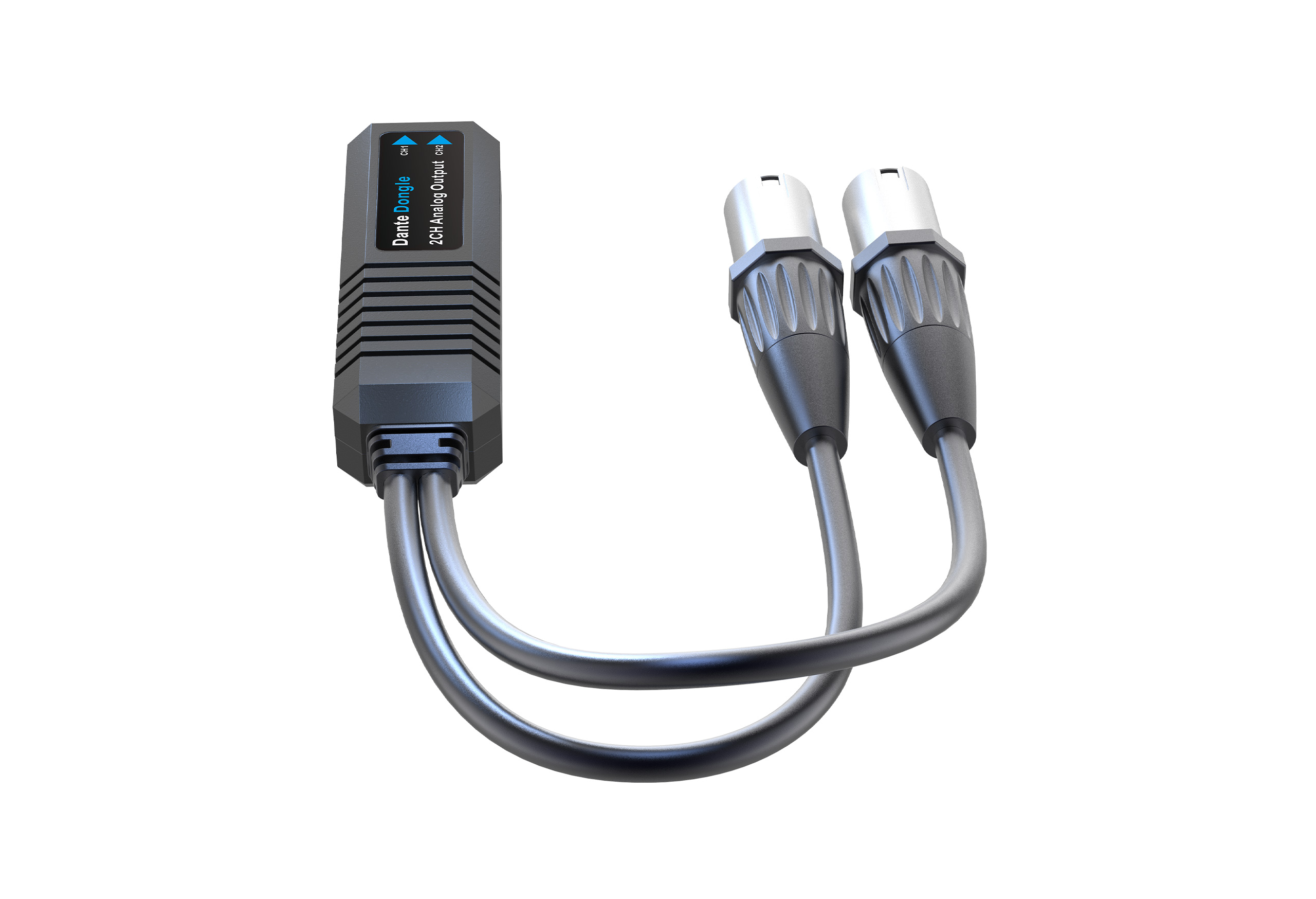 2-канальный аналоговый передатчик XLR для Dante Infobit iTrans DX2-T-22 