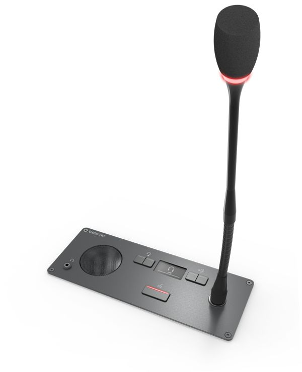 Пульт делегата с селектором каналов врезной Televic Confidea F-DI