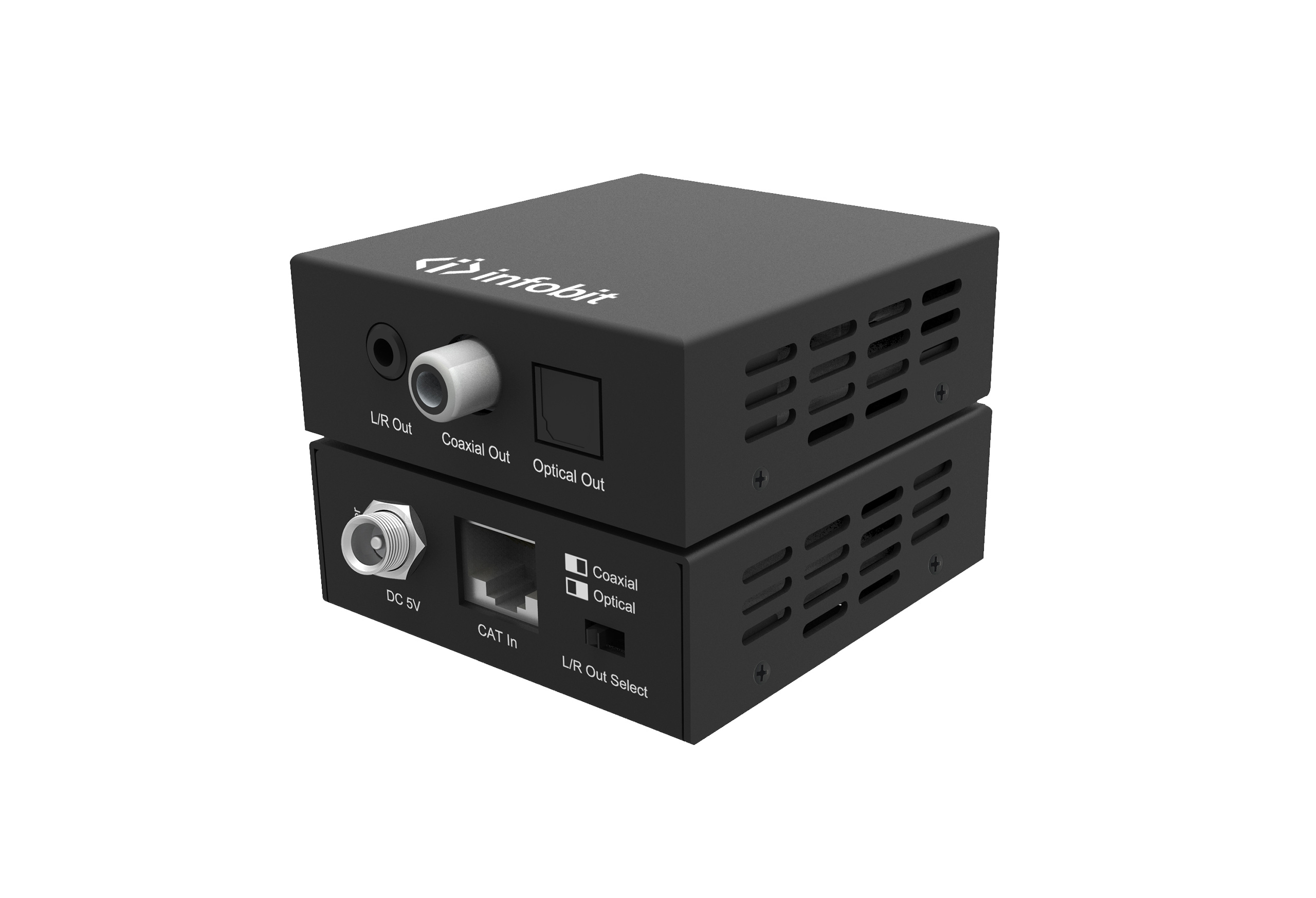 Удлинитель аудио сигнала Infobit iTrans EA300 over CAT cable, 300m