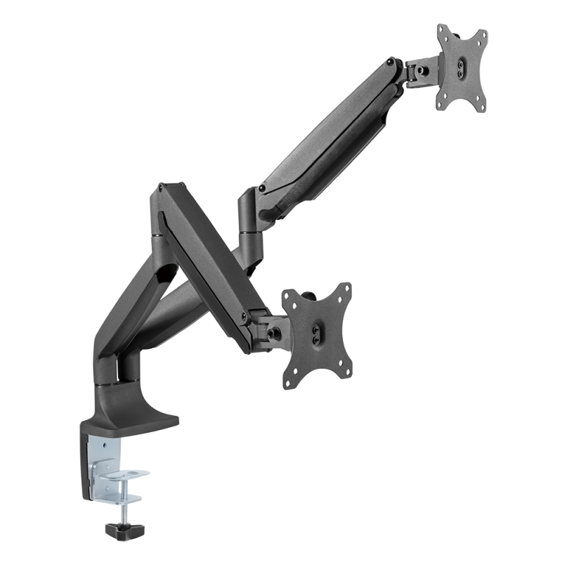 Кронштейн с газлифтом для 2-х мониторов ONKRON G200 белый