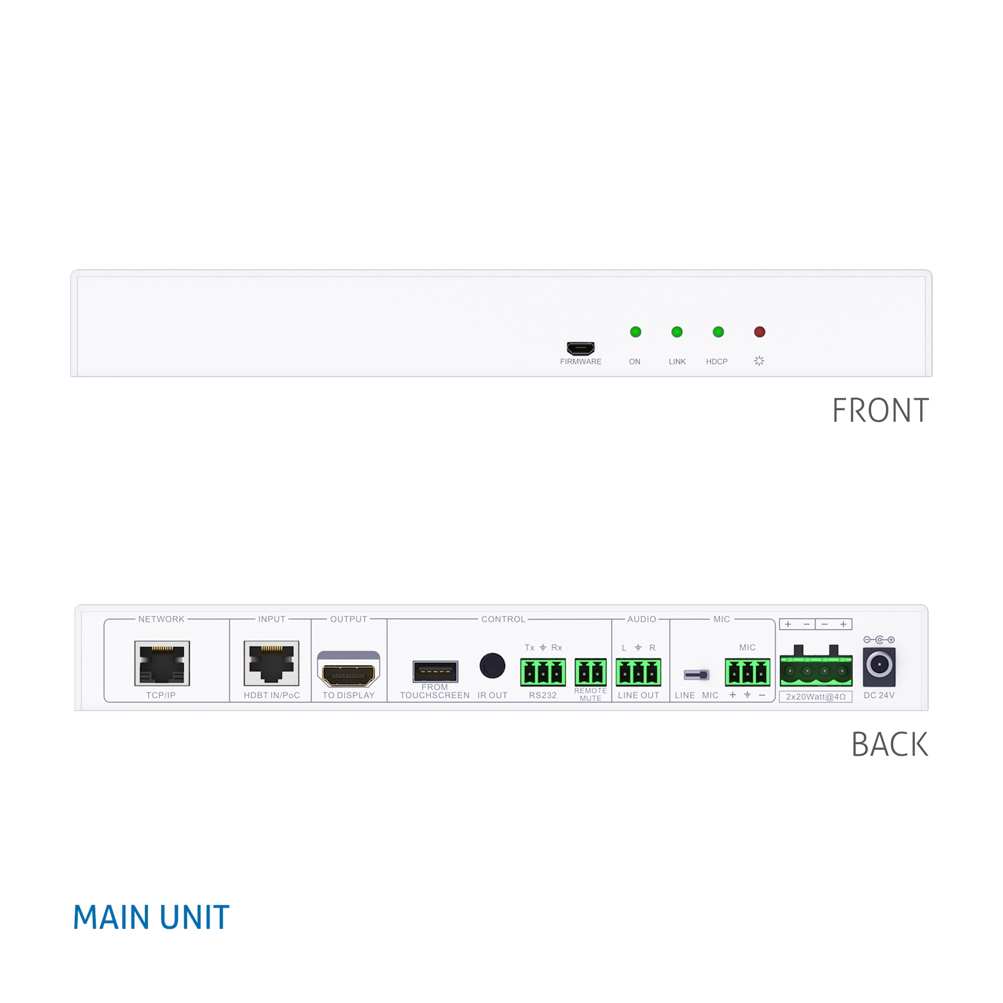 Масштабирующий презентационный комплект PureLink PT-PK100, 4K