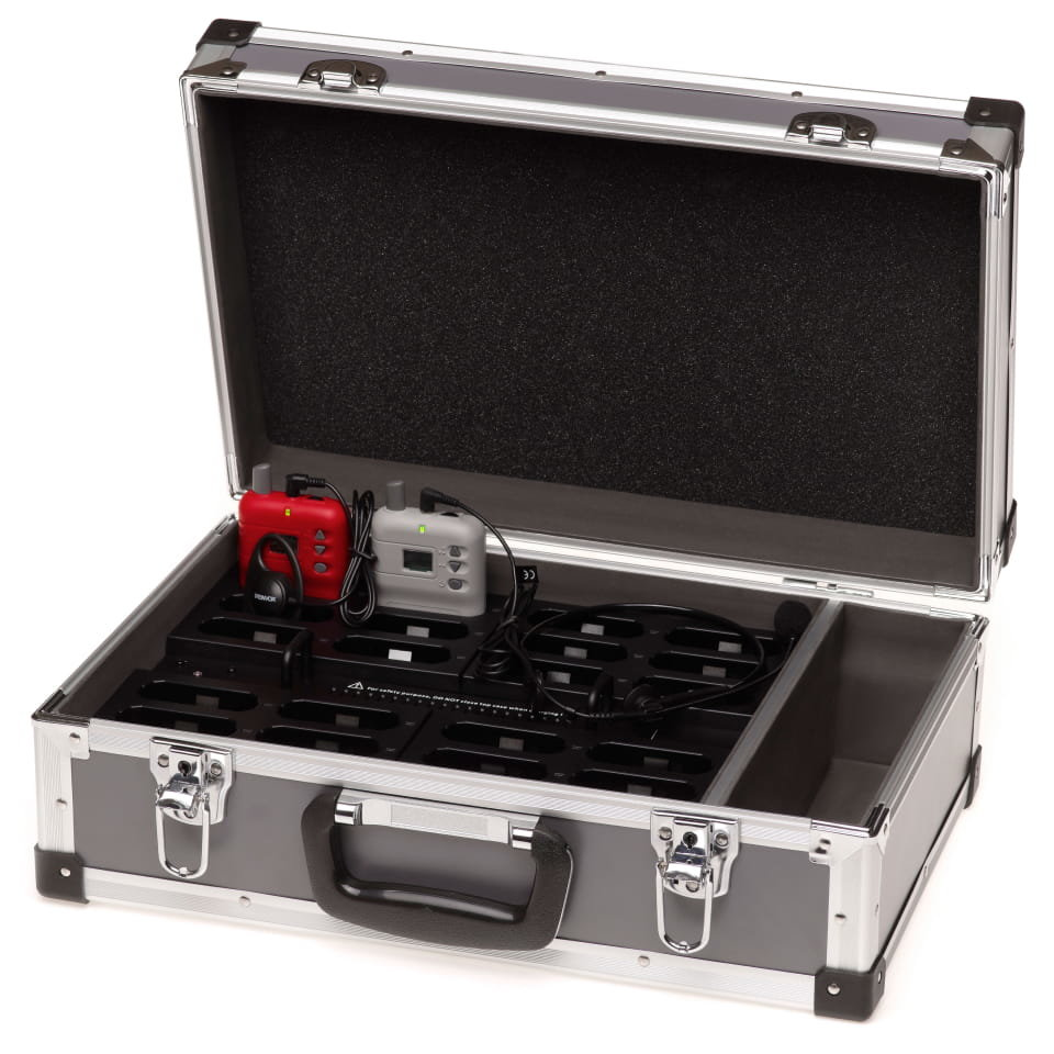 Кейс с зарядным устройством для 24 приемников  R-300 Reinvox C-324