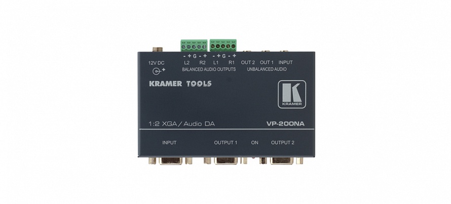 Усилитель-распределитель Kramer VP-200NA, 1:2 VGA+Audio