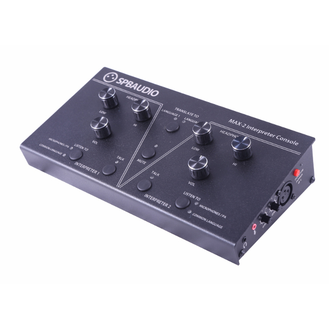 SPBAUDIO MAX-2 Пульт синхронных переводчиков на 2 человека