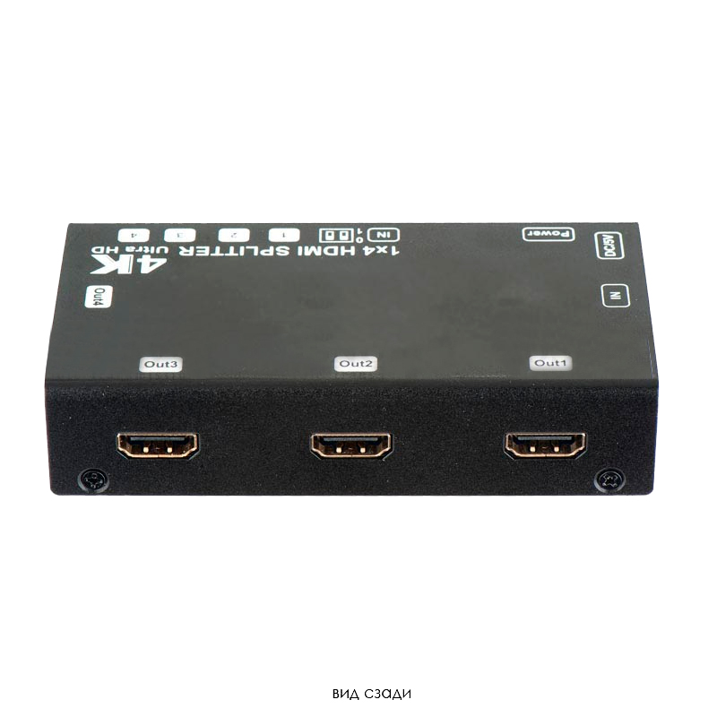 Усилитель-распределитель Osnovo D-Hi104/1, 1:4 HDMI, 4K@60Hz 4:2:0