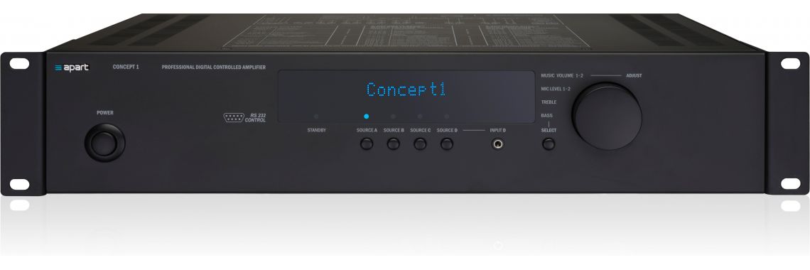 Стерео микшер-усилитель Apart CONCEPT1T
