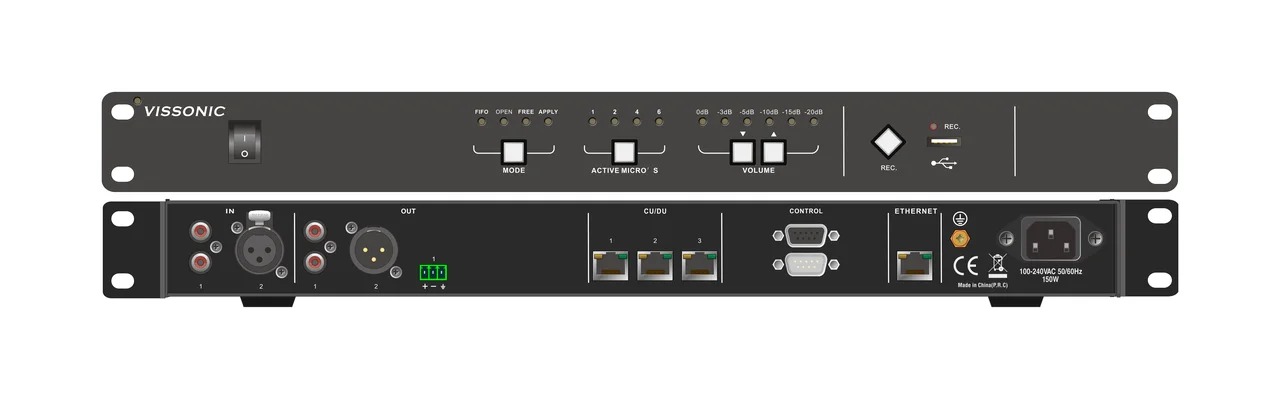 Центральный блок конференц-системы Vissonic VIS-DCP1000 