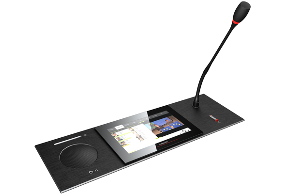 Мультимедийный пульт врезной Televic uniCOS F/MM