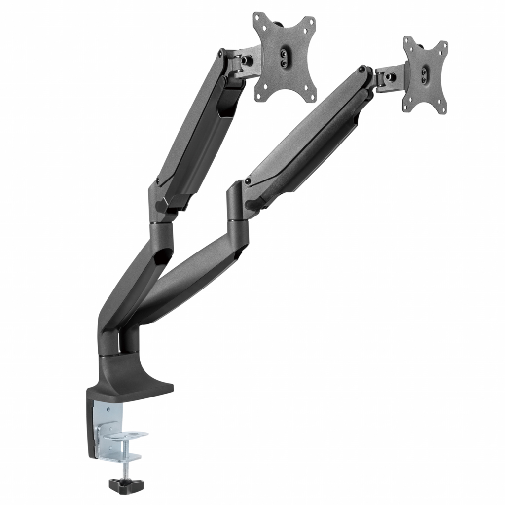 Кронштейн с газлифтом для 2-х мониторов ONKRON G200 белый