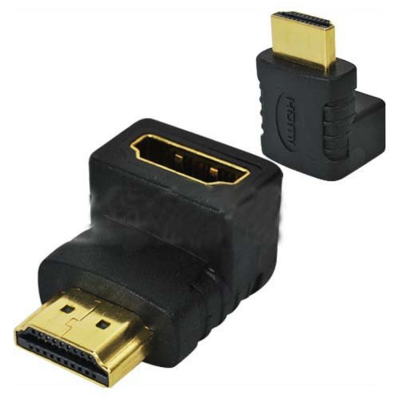 Переходник Measy HDMI K-H12.Перех.Male-Female.90градусов(ТипLP2)