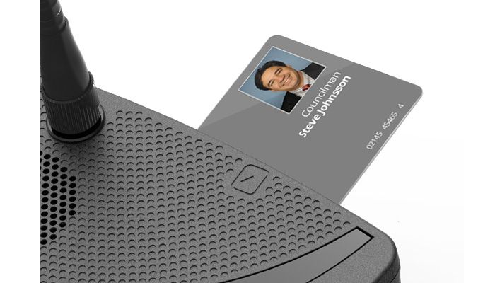 Пульт делегата с голосованием и селектором каналов Televic Confidea T-DIV