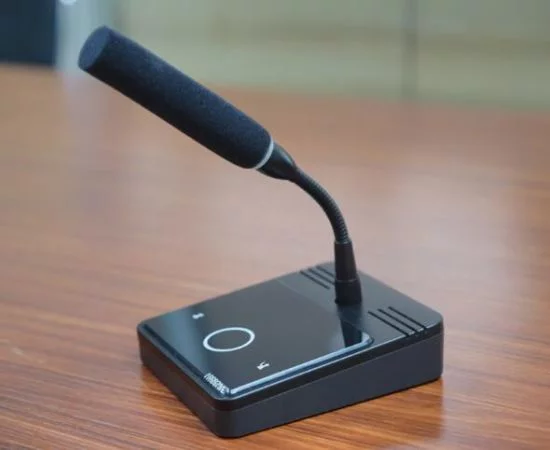 Микрофон с LED индикатором на гибком основании 220 мм Vissonic VIS-M220